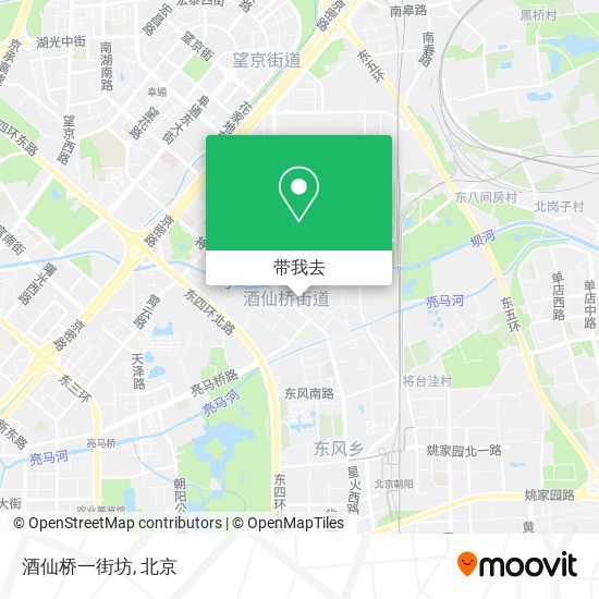 酒仙桥一街坊地图