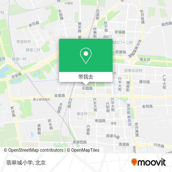 翡翠城小学地图