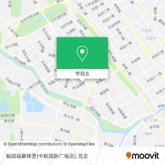 杨国福麻辣烫(中航国际广场店)地图