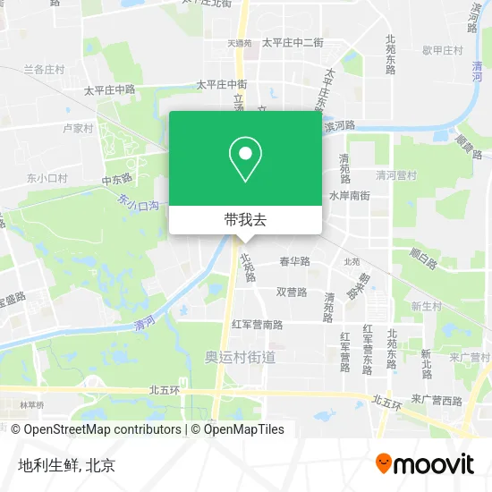 地利生鲜地图
