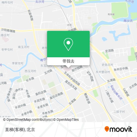 直梯(客梯)地图