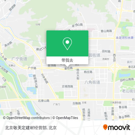 北京敬美定建材经营部地图