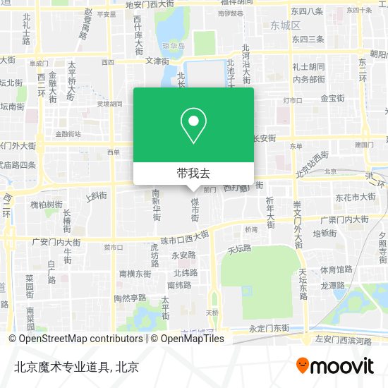 北京魔术专业道具地图