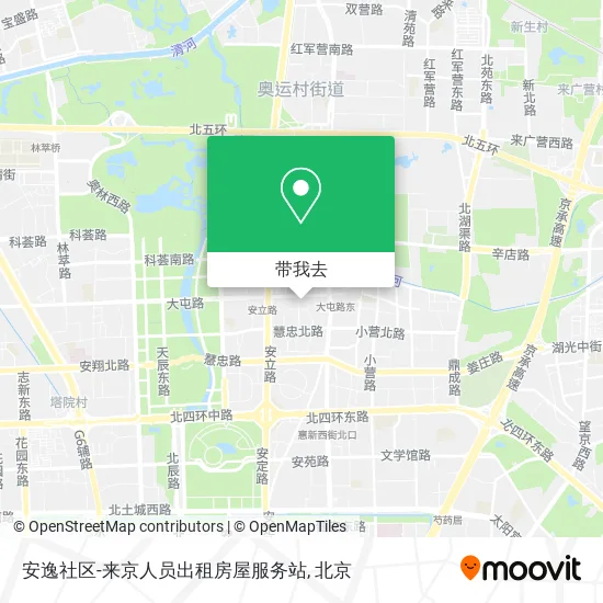 安逸社区-来京人员出租房屋服务站地图