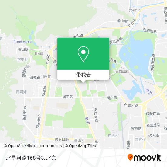 北旱河路168号3地图