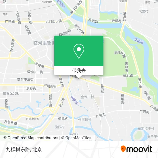 九棵树东路地图