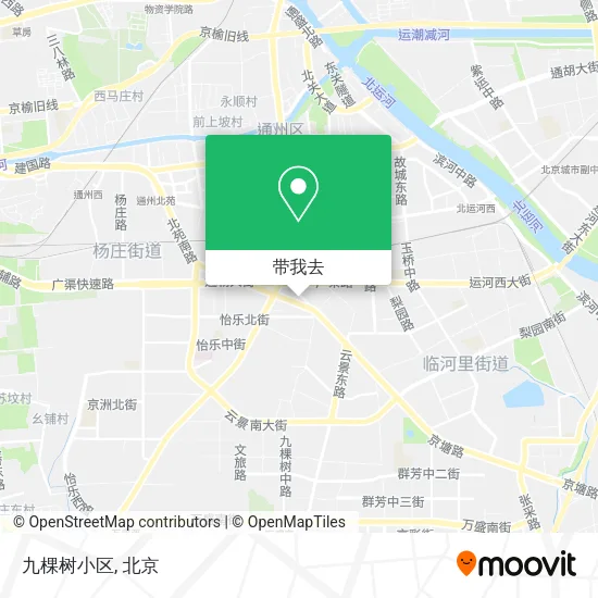九棵树小区地图