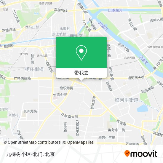 九棵树小区-北门地图