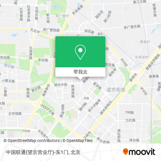 中国联通(望京营业厅)-东1门地图