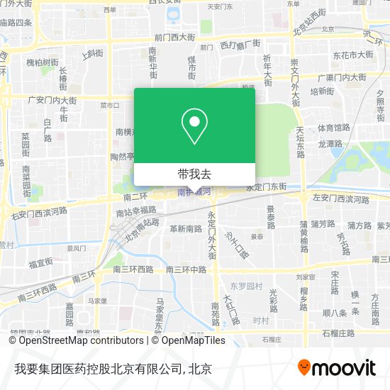 我要集团医药控股北京有限公司地图