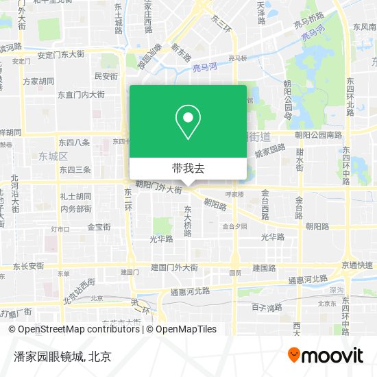 潘家园眼镜城地图