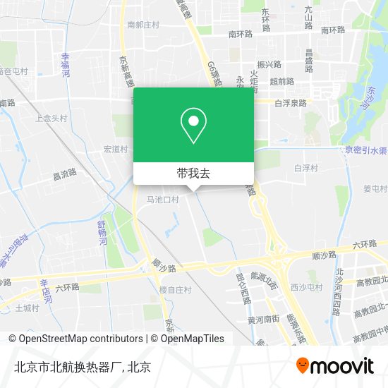 北京市北航换热器厂地图
