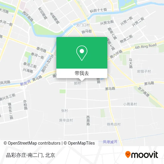 晶彩亦庄-南二门地图