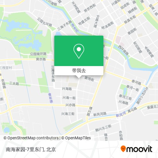 南海家园-7里东门地图