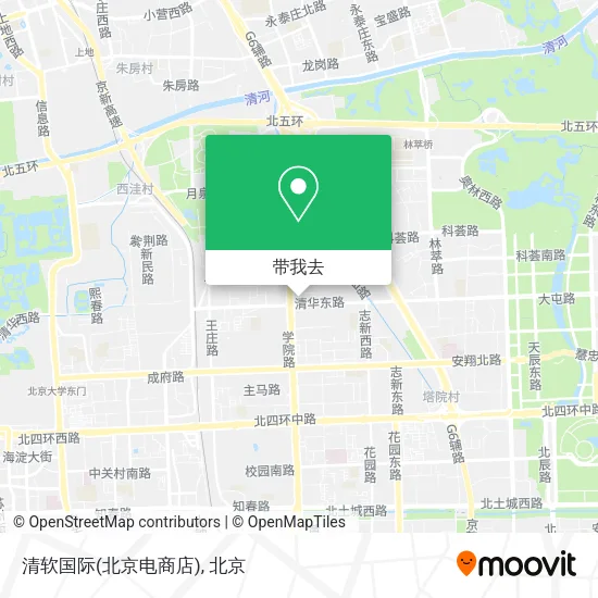 清软国际(北京电商店)地图