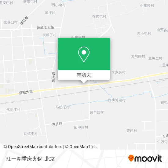 江一湖重庆火锅地图