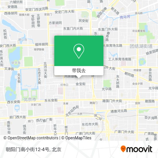 朝阳门南小街12-4号地图
