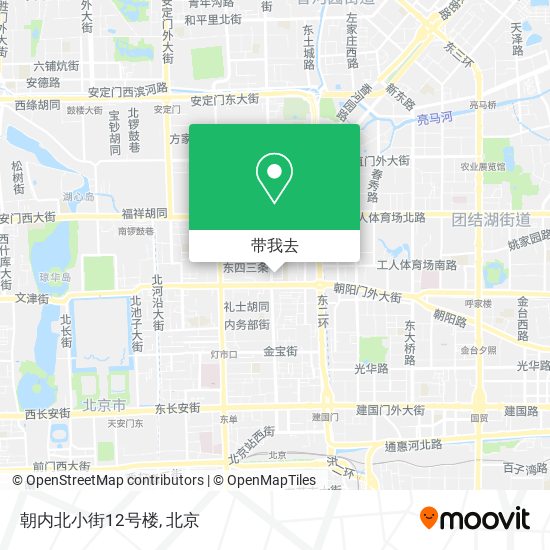 朝内北小街12号楼地图