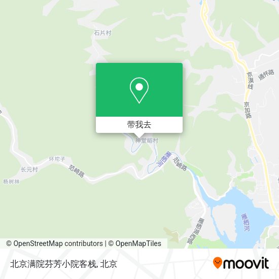 北京满院芬芳小院客栈地图