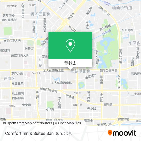 Comfort Inn & Suites Sanlitun地图