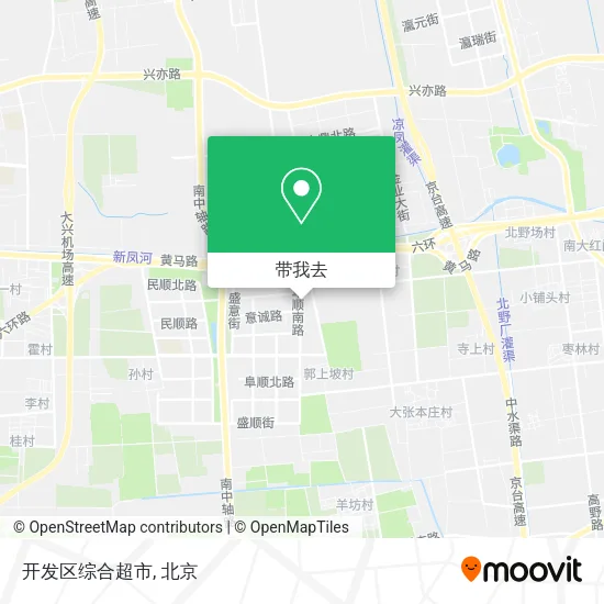 开发区综合超市地图