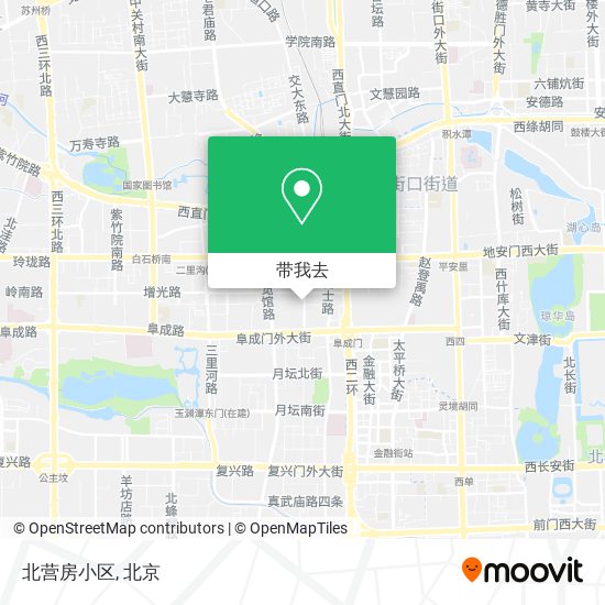 北营房小区地图
