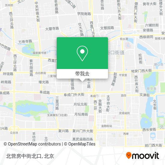 北营房中街北口地图