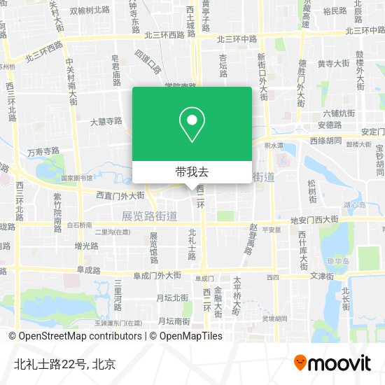 北礼士路22号地图