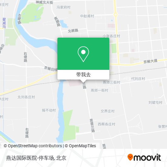 燕达国际医院-停车场地图