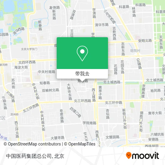中国医药集团总公司地图