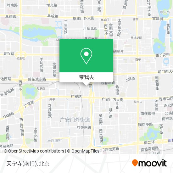 天宁寺(南门)地图