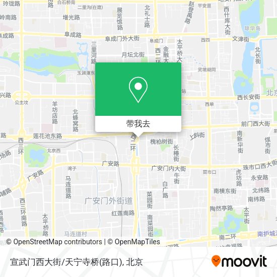 宣武门西大街/天宁寺桥(路口)地图