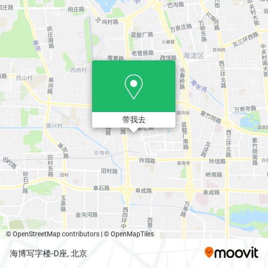 海博写字楼-D座地图