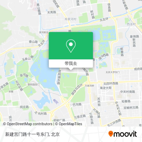 新建宫门路十一号东门地图