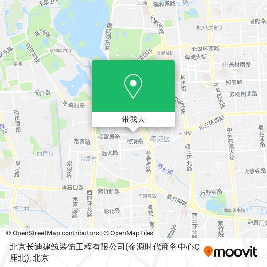 北京长迪建筑装饰工程有限公司(金源时代商务中心C座北)地图