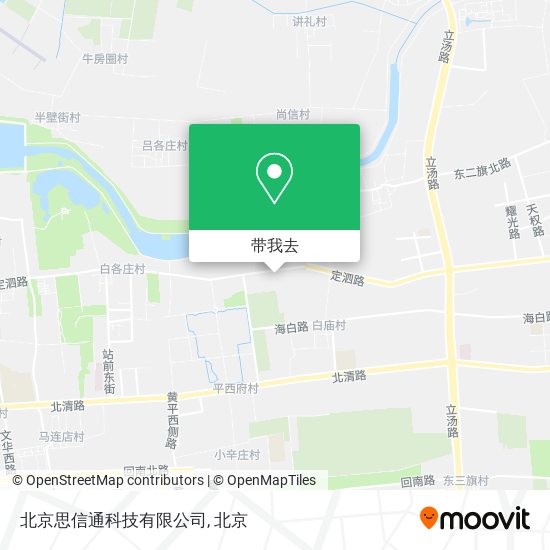 北京思信通科技有限公司地图
