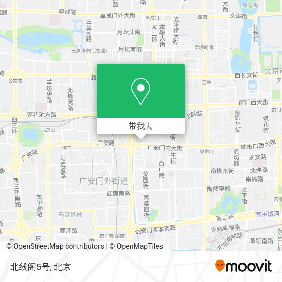 北线阁5号地图