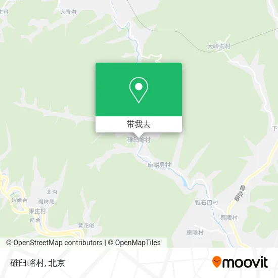 碓臼峪村地图