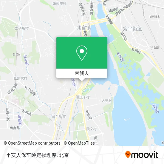 平安人保车险定损理赔地图