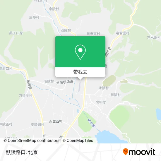 献陵路口地图