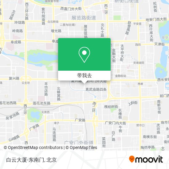白云大厦-东南门地图
