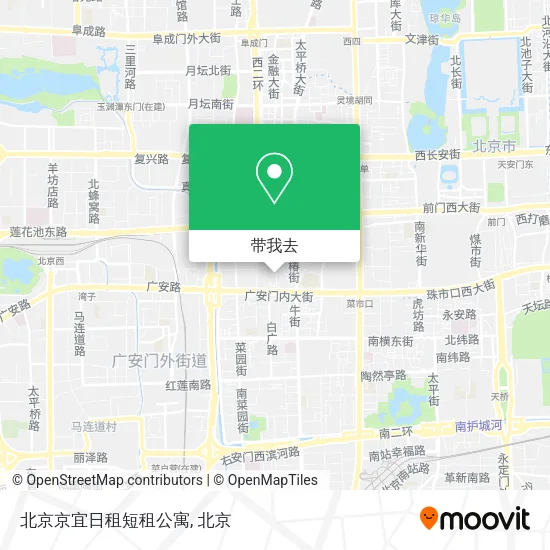 北京京宜日租短租公寓地图