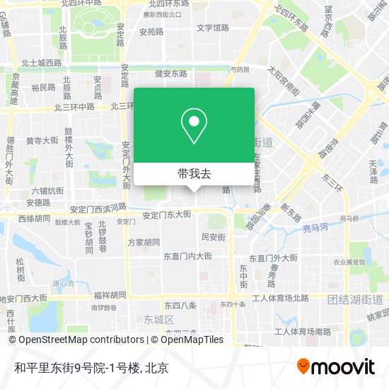 和平里东街9号院-1号楼地图