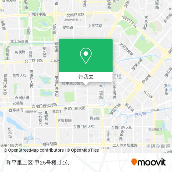 和平里二区-甲25号楼地图