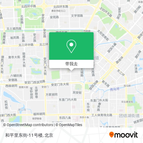 和平里东街-11号楼地图