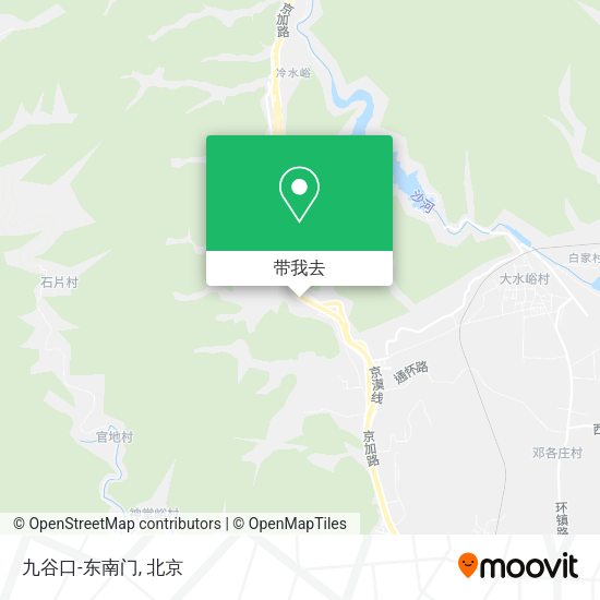 九谷口-东南门地图