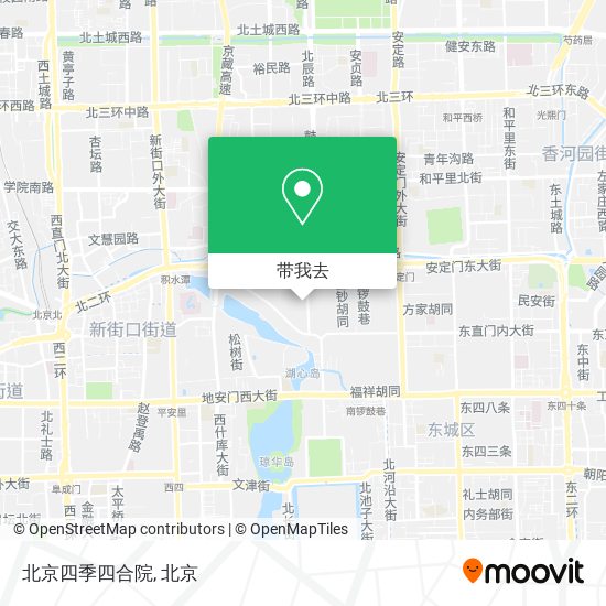 北京四季四合院地图