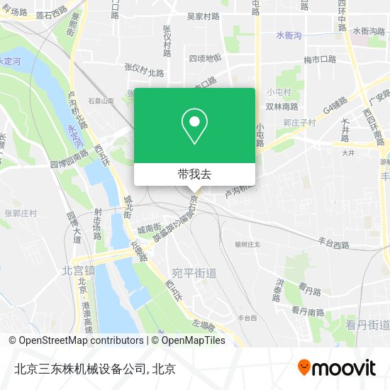 北京三东株机械设备公司地图
