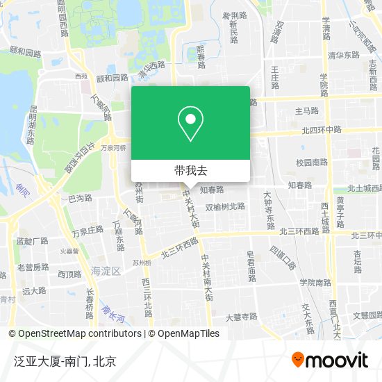 泛亚大厦-南门地图