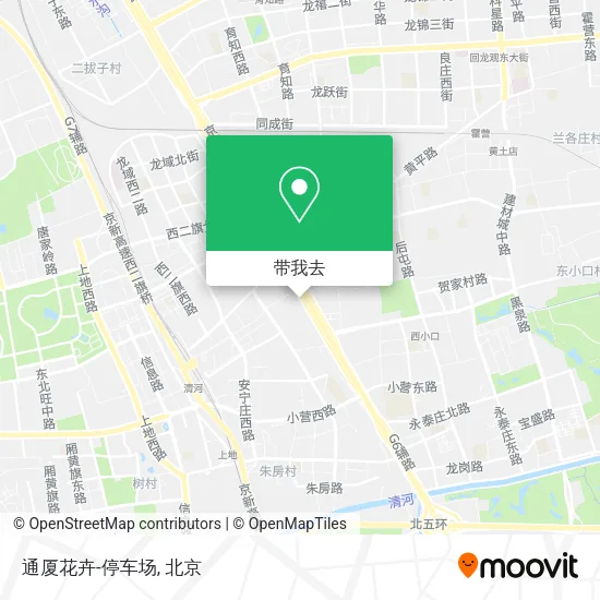 通厦花卉-停车场地图